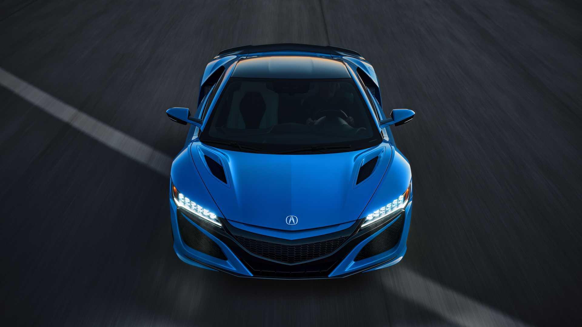 使用长滩蓝色车漆讴歌nsx最新官图发布