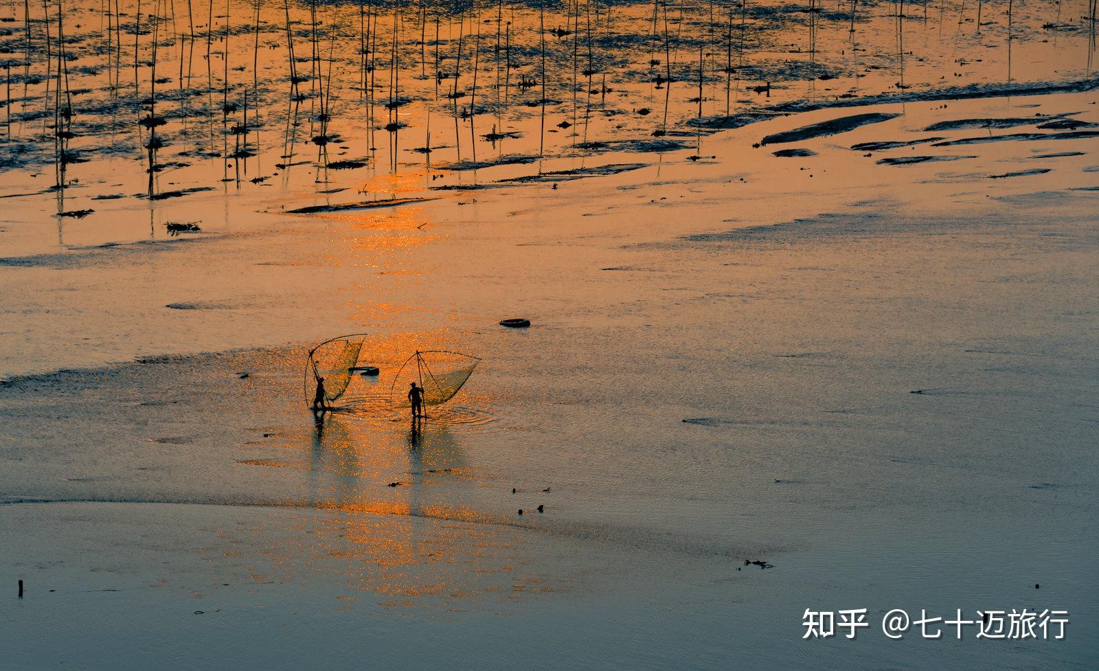 一般需要出海/長焦鏡頭/無人機才能拍出效果~北岐灘塗日出1,日出如需