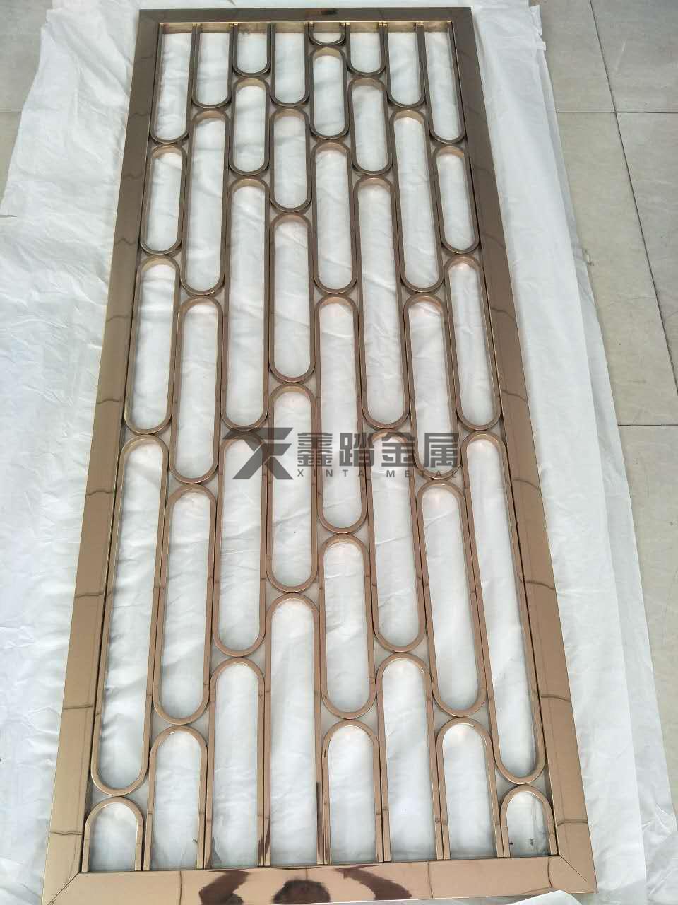玫瑰金不锈钢点焊屏风与满焊工艺区别立体感定制说明 - 知乎