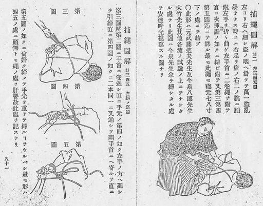 日式绳缚的起源捕绳术