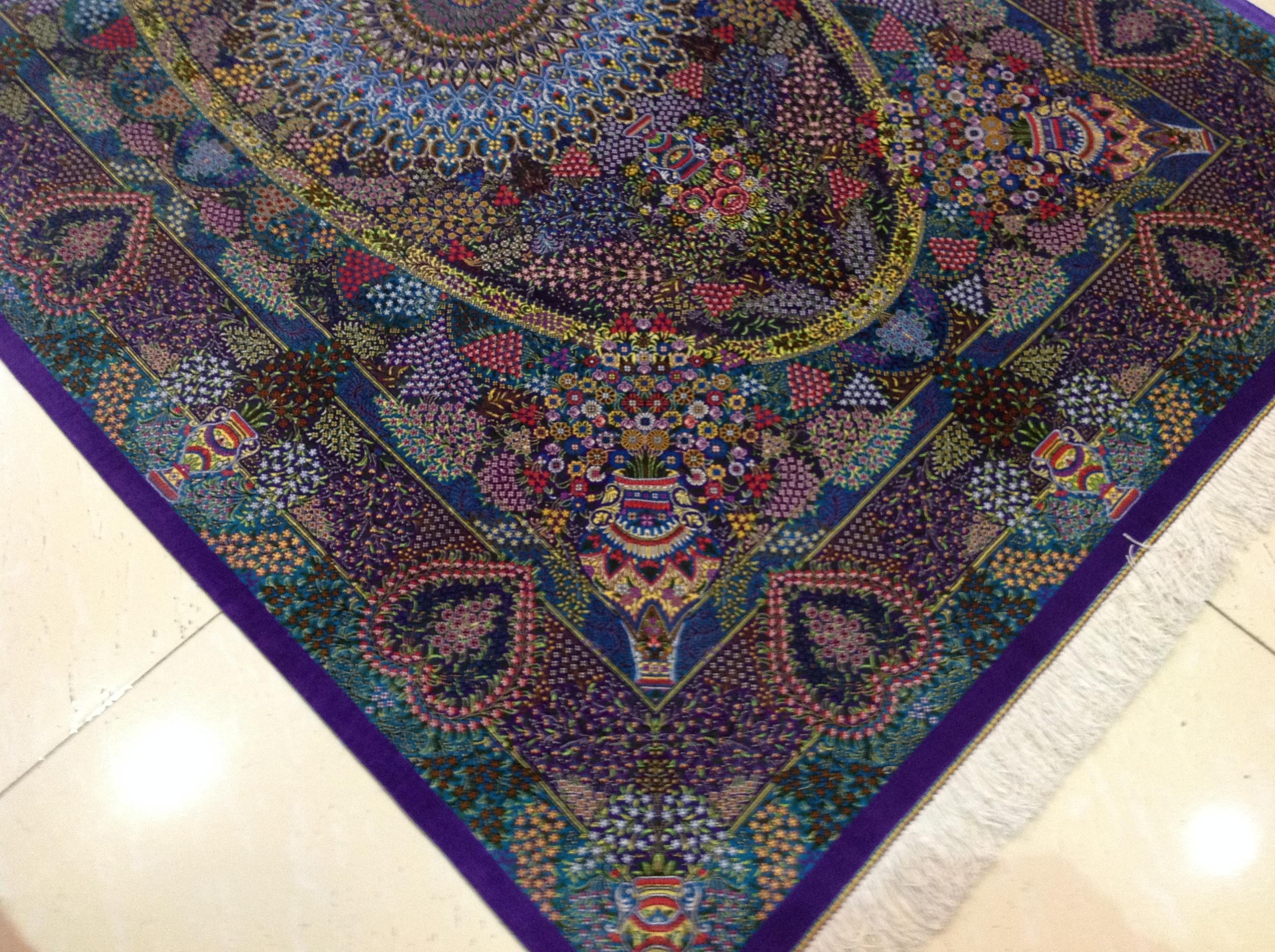 手工真丝地毯的价格