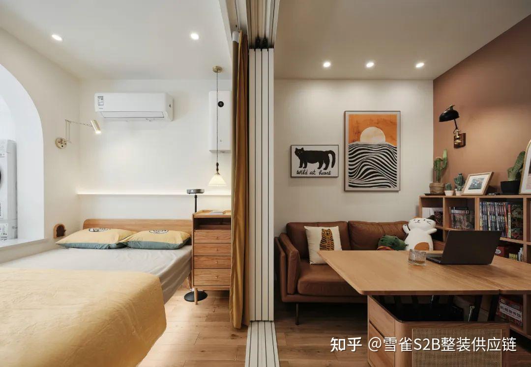小户型改造案例丨66㎡老破小改造，小空间巧利用！ - 知乎