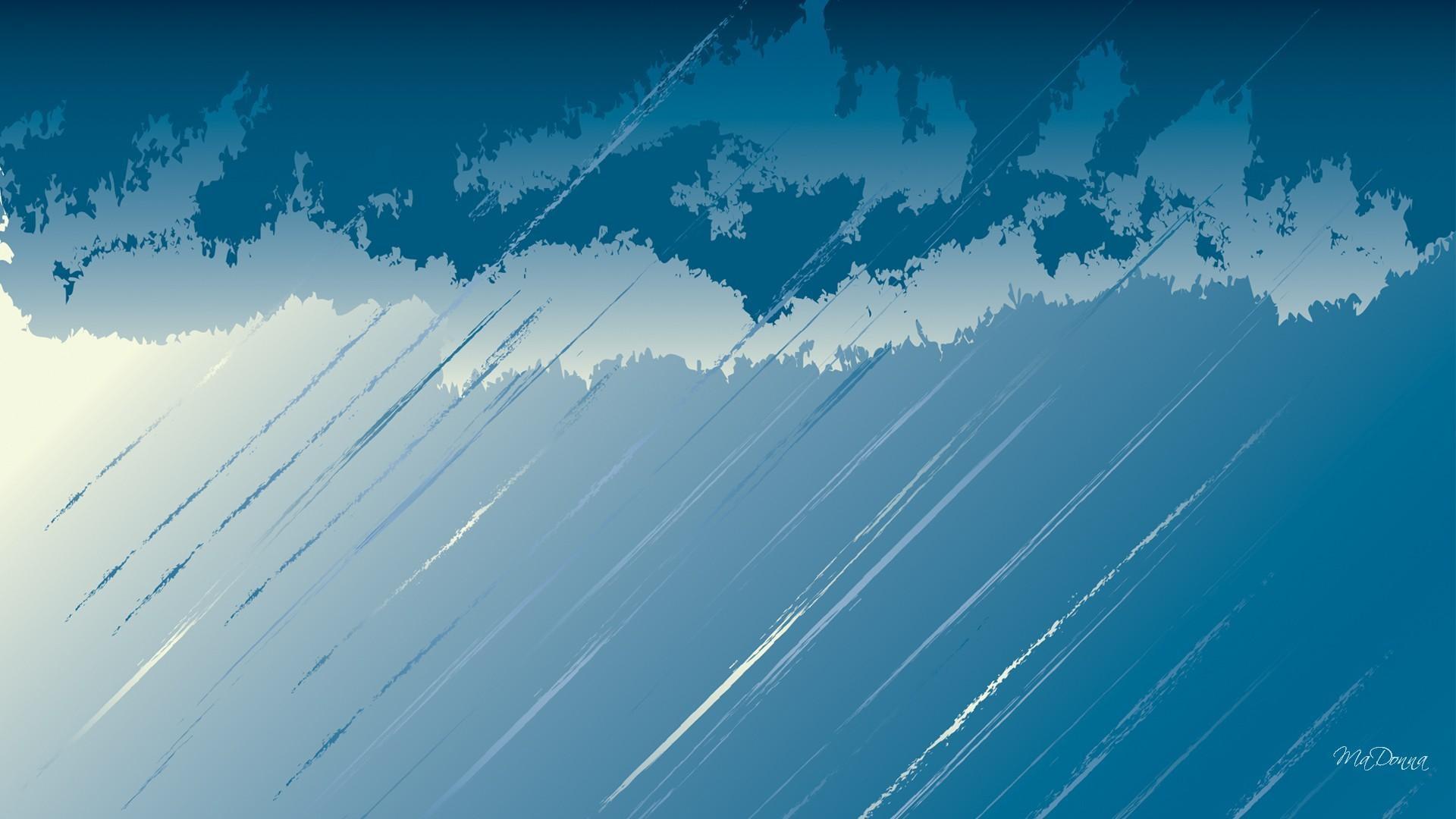 anime girls, Women, Rain, Umbrella Wallpapers HD / Desktop and Mobile Backgrounds