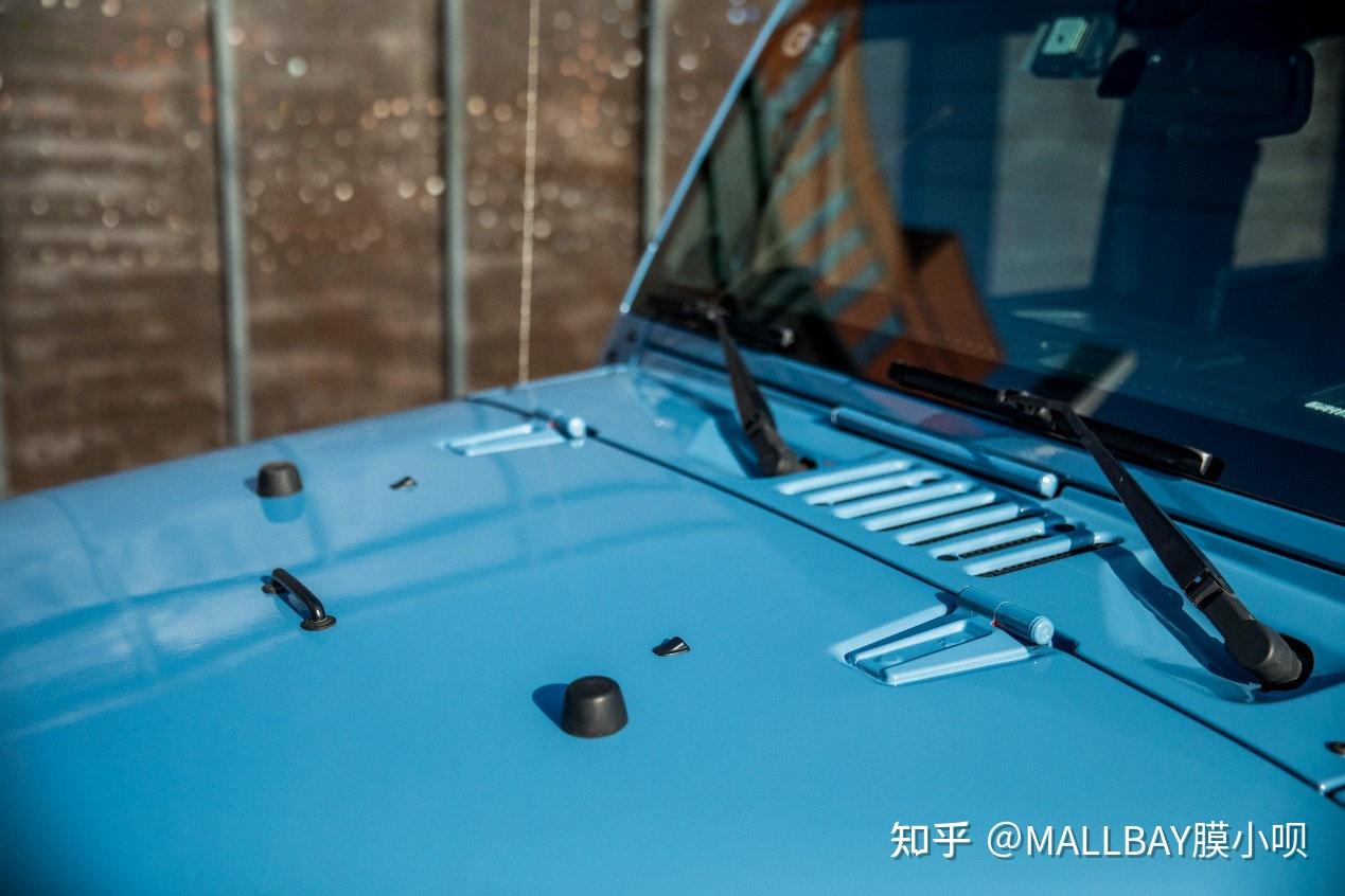 牧马人全车换色瓷器蓝夏天就应该这样玩儿