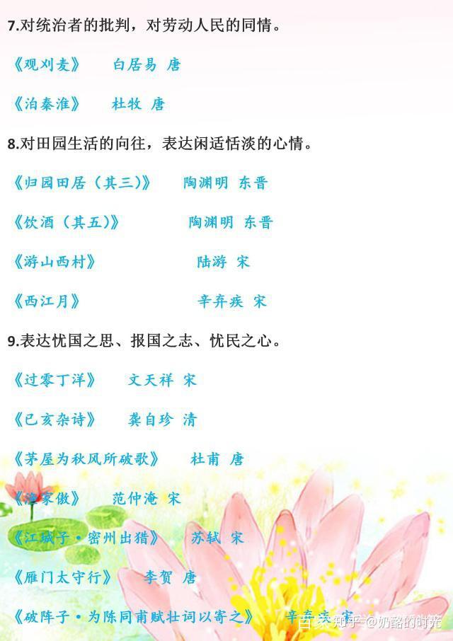 初中语文古诗题赏析 - 知乎