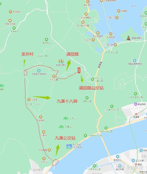满觉陇——龙井村——九溪十八涧