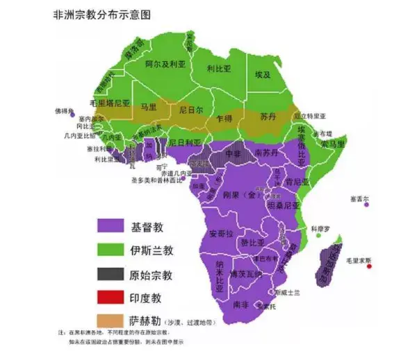 非洲民族分布图图片