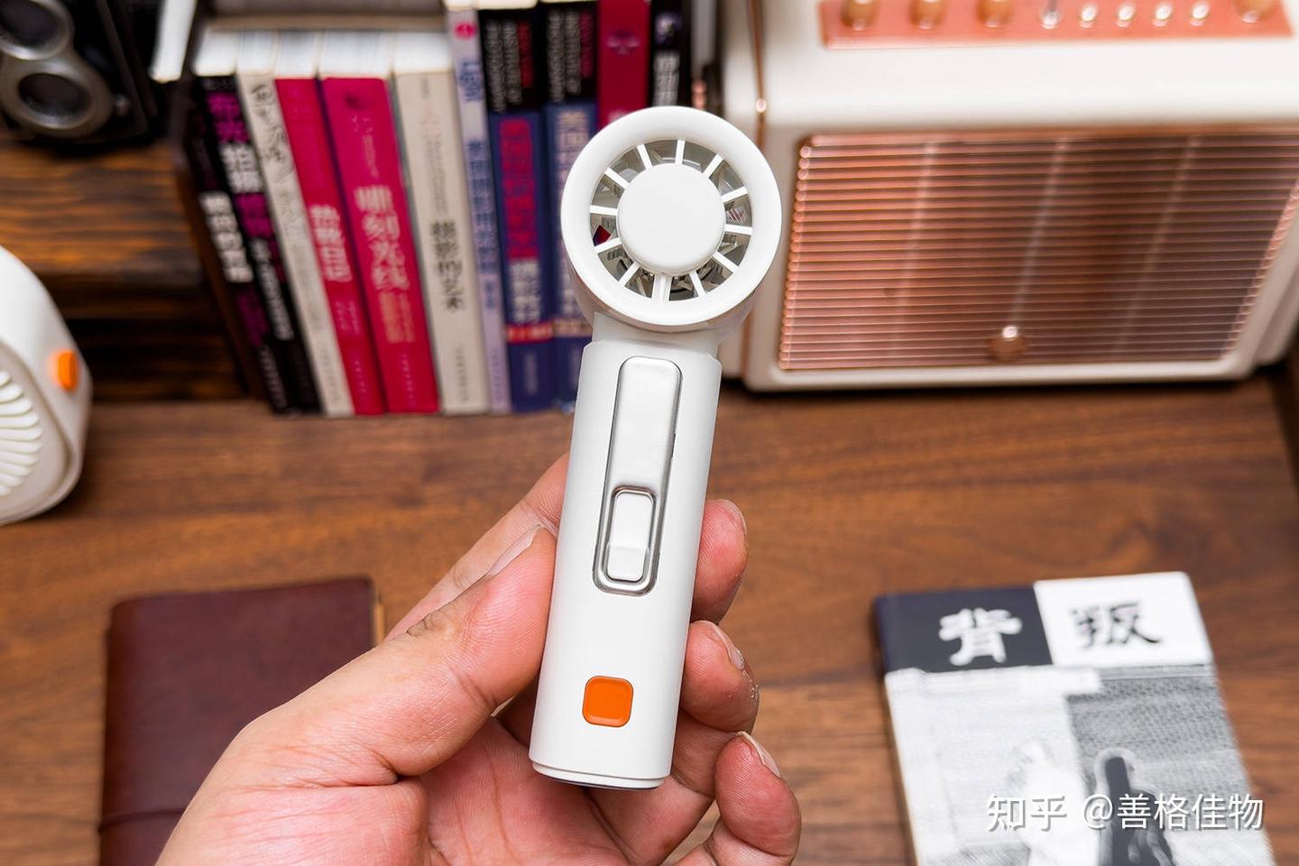 夏日掌心小空调,奥睿科小飓风手持风扇:TEC半导体制冷,120档涡轮细腻调风