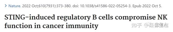 Nature新热点分享:干扰素刺激因子(STING) - 知乎