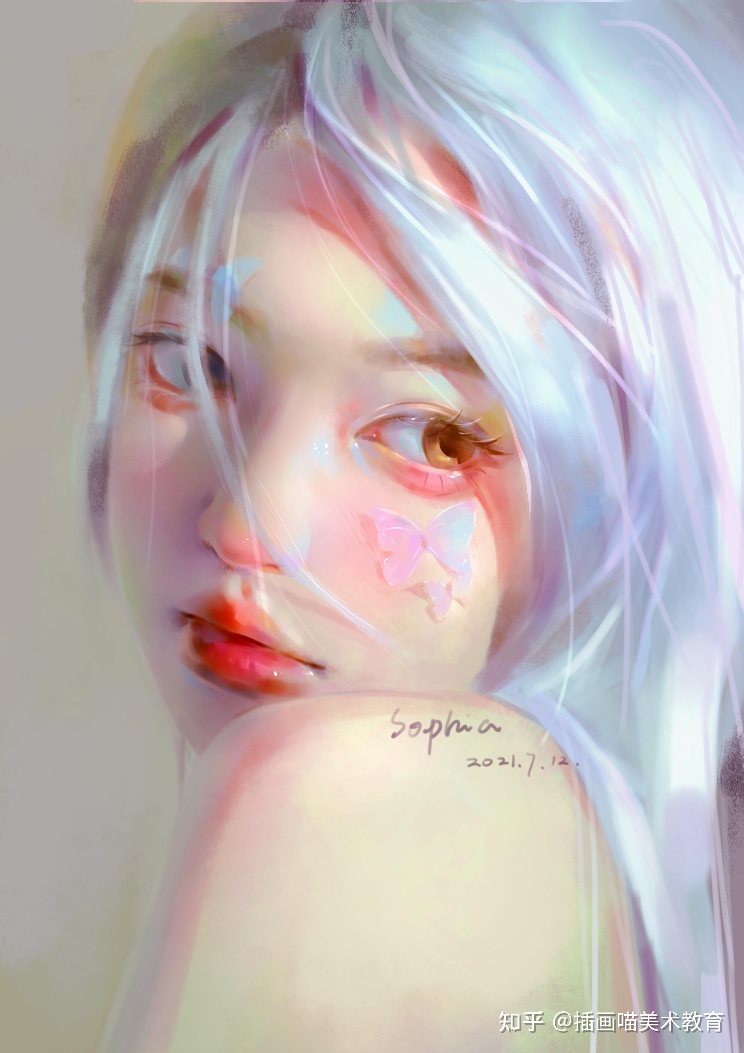 氛围感到底怎么营造?光影运用到极致的一组绝美人物插画作品