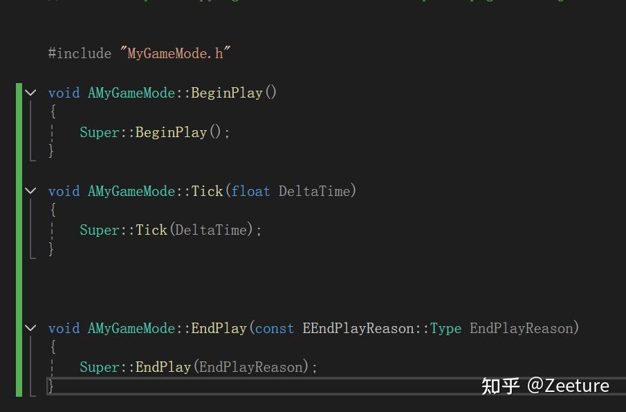 虚幻C++学习重写BeginPlay,Tick,EndPlay - 知乎