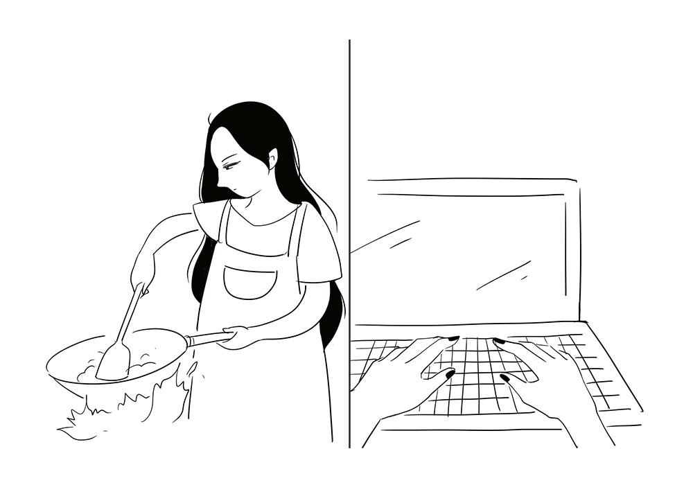 妈 | 接孩子17:30 pm不婚女 | 踩点到公司已婚妈 | 已工作三十分钟9