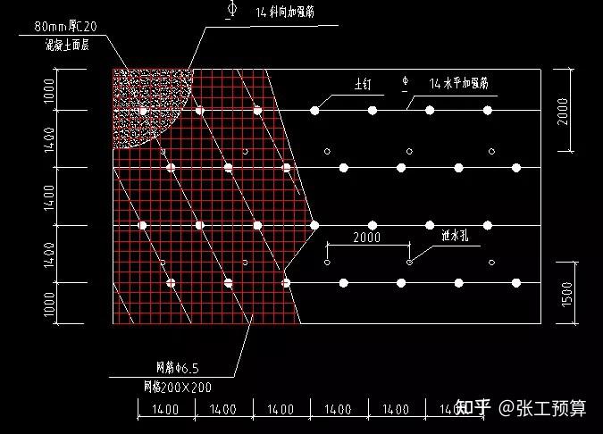 土钉墙构造图图片