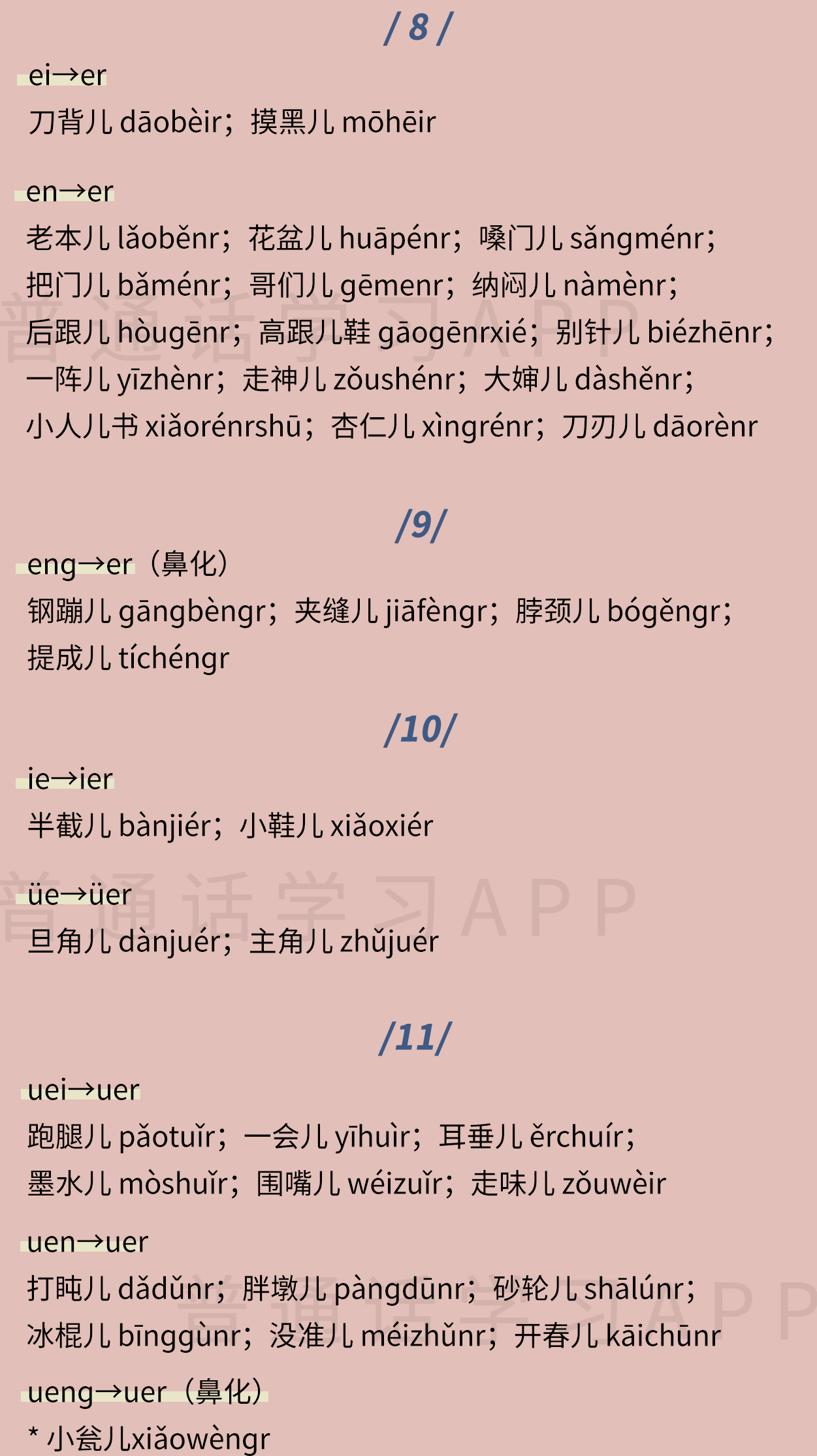 干货 | 普通话考试中的儿化音,看完这篇就够了