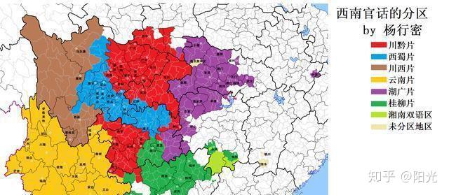 中国的方言分布 - 知乎