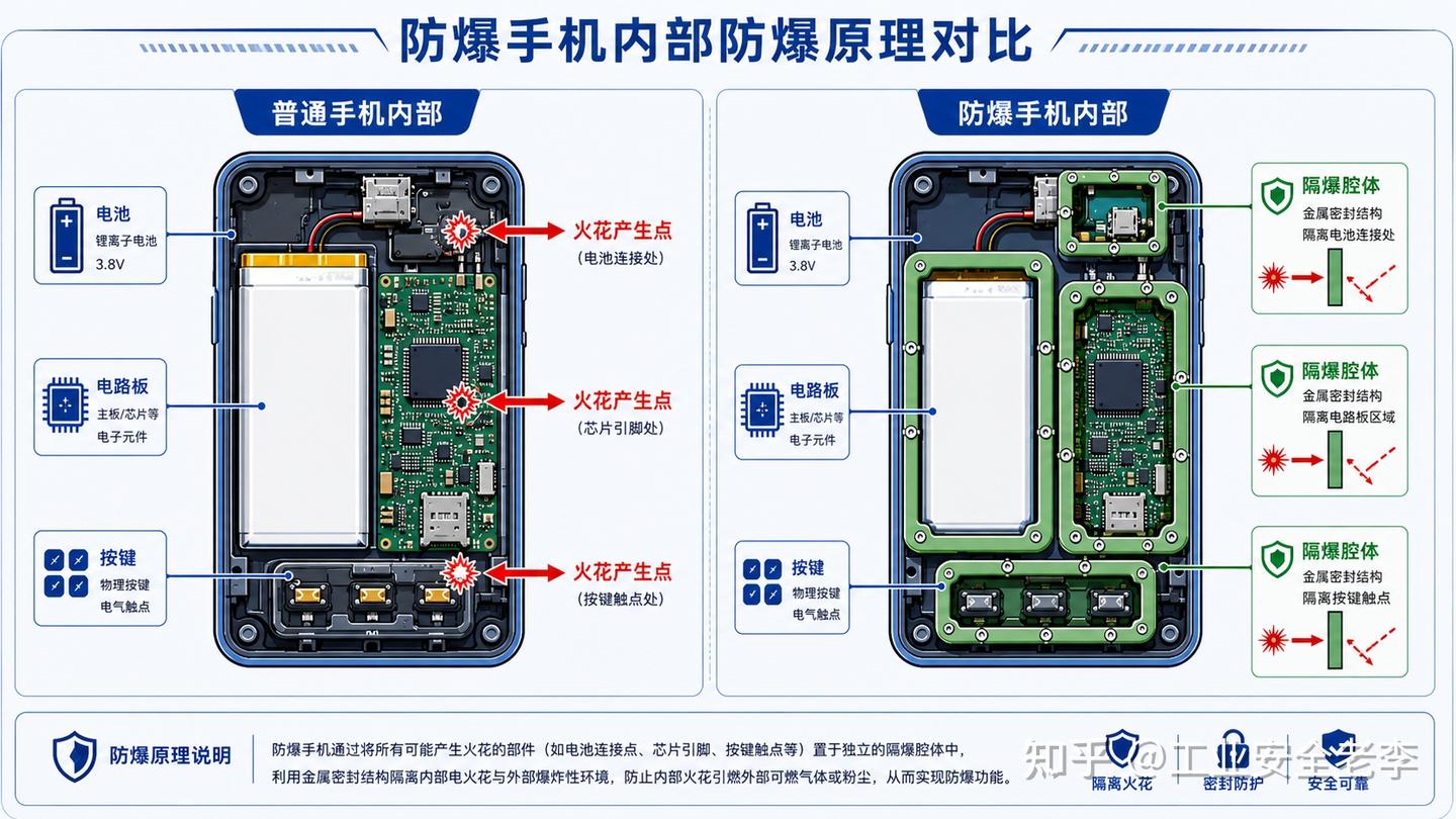 三防手机能不能代替防爆手机?危化现场用了会出什么事