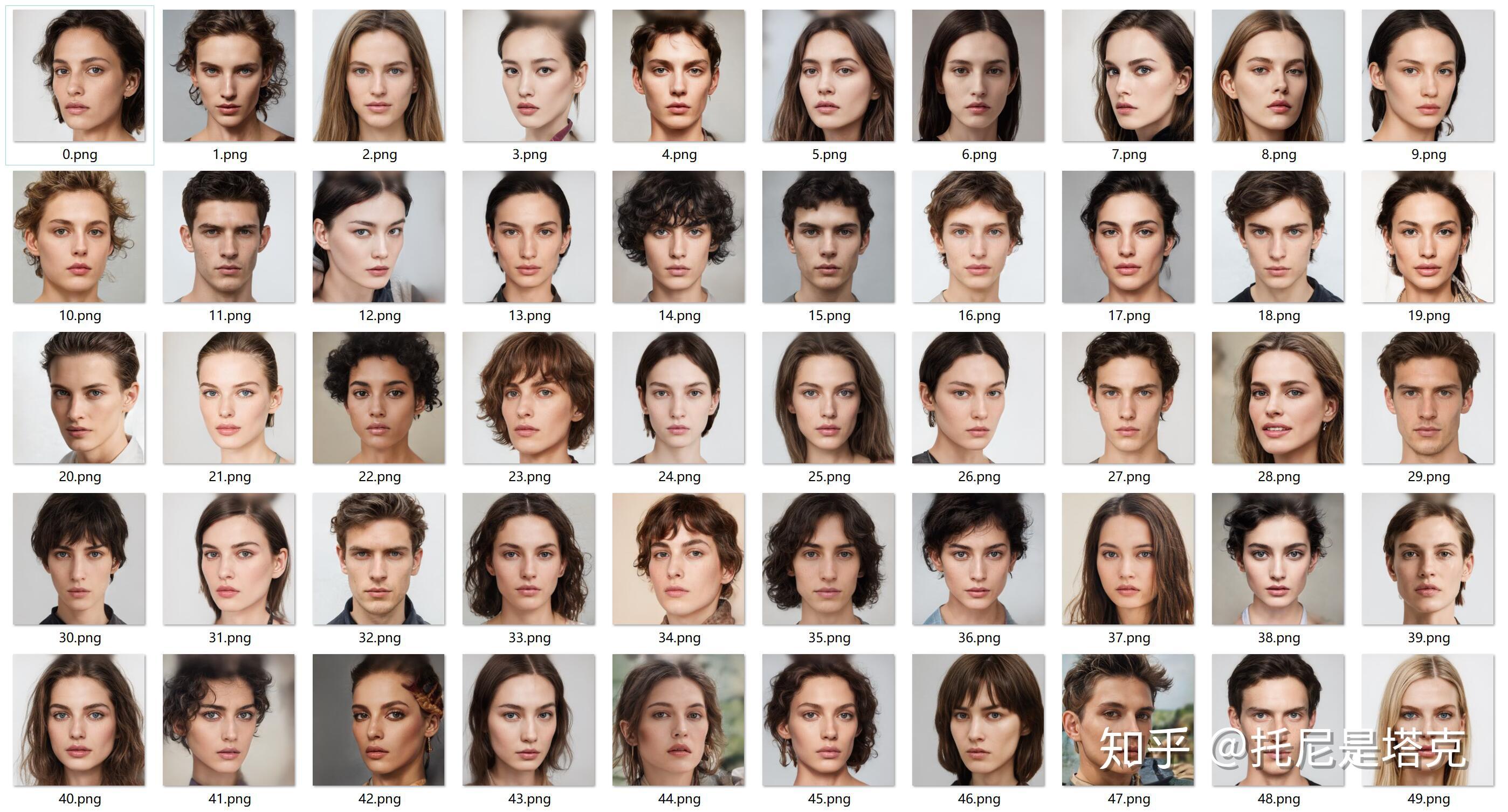 用ai生成1000个漂亮且独一无二的女朋友!