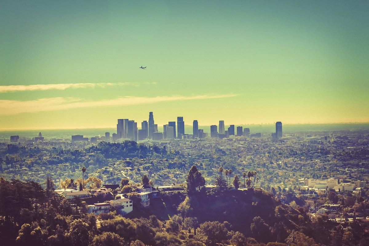 洛杉矶天际线航拍-Cityscape Los Angeles Aerial 4K_哔哩哔哩_bilibili