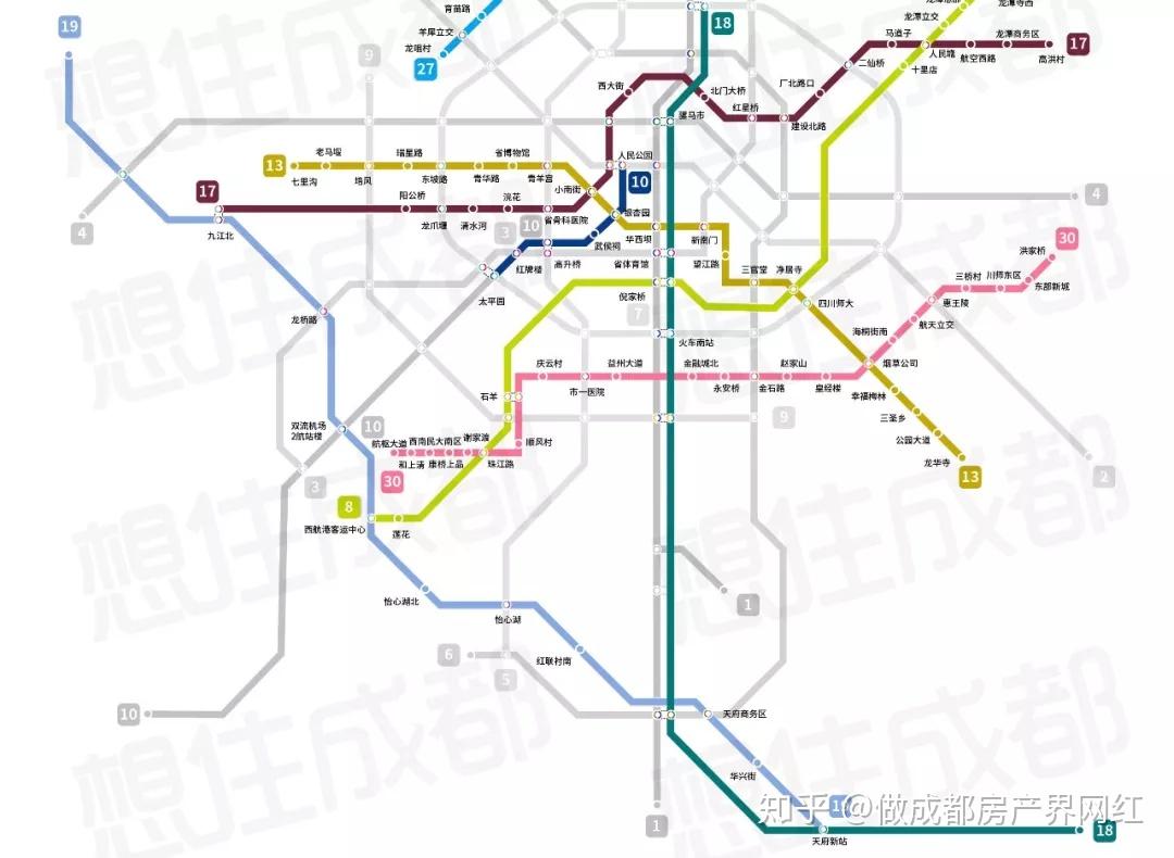 成都地铁第四期规划疑似报批,这8条线路定了?