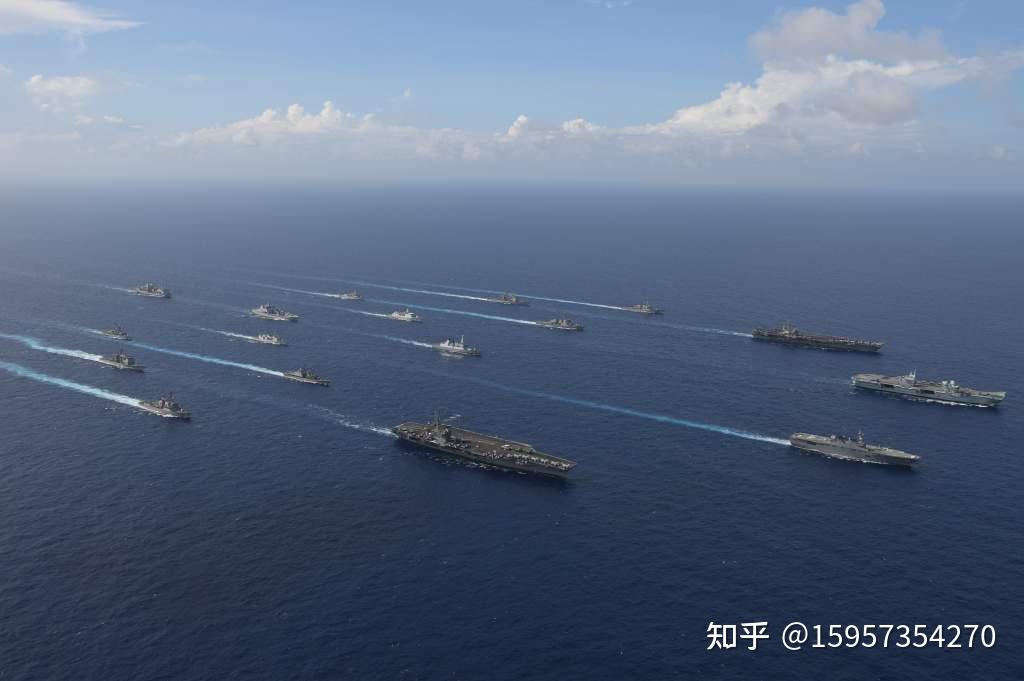 美英三航母编队进入南海