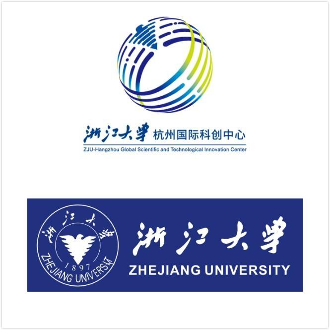 雄鷹設計與浙江大學logo雄鷹相呼應,寓意杭州科創中心的騰飛與發展