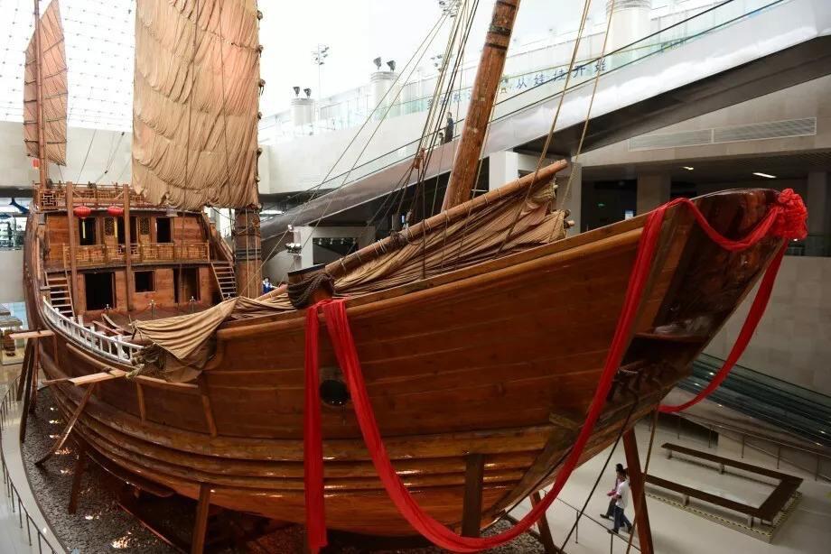 中国航海博物馆福船图片