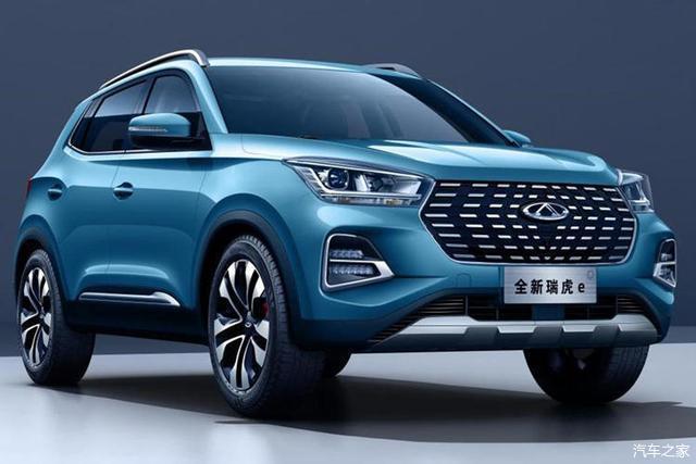 续航401公里新款奇瑞瑞虎e官图发布外观内饰全升级