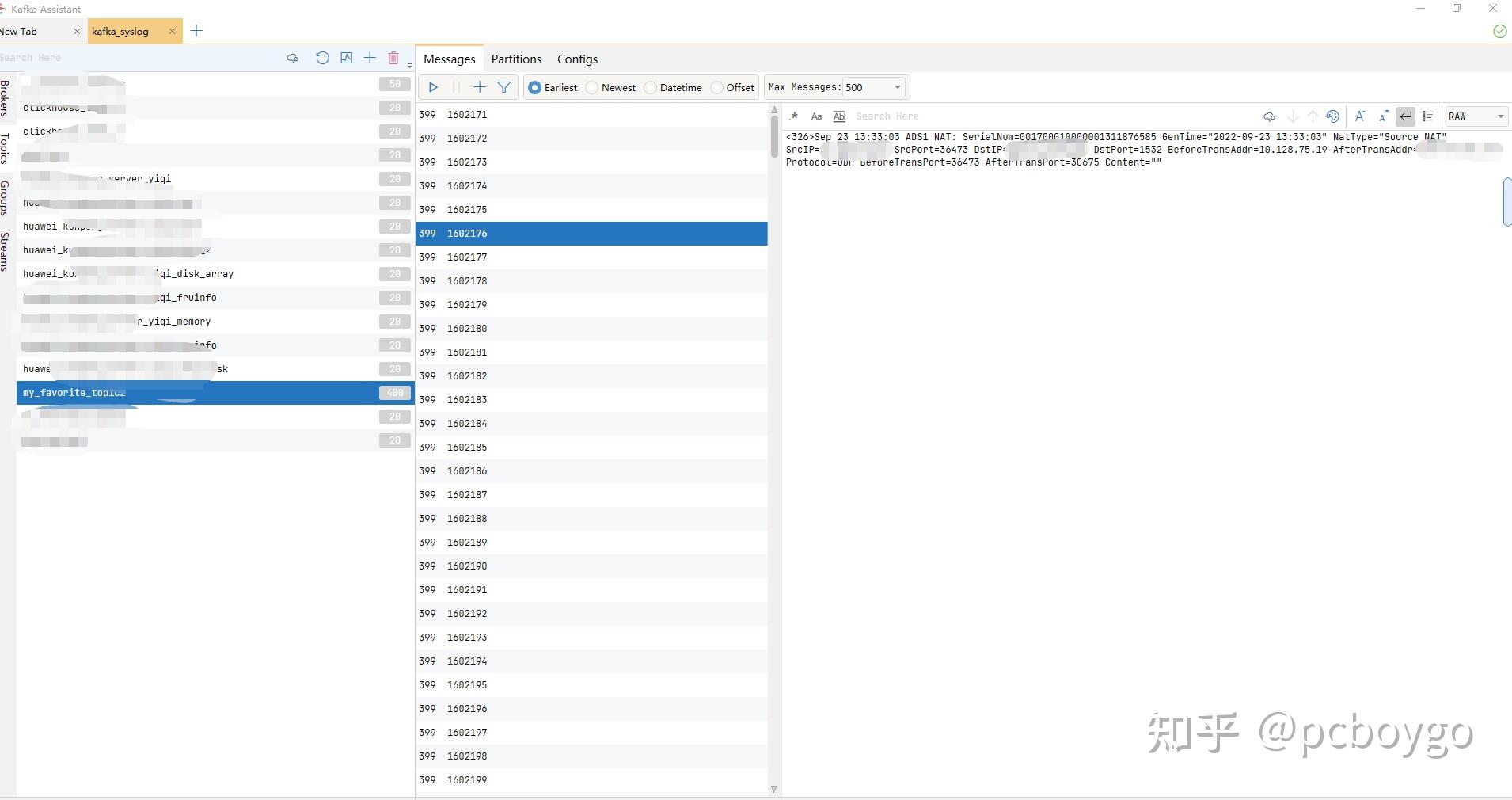 Python kafka redis clickhouse 