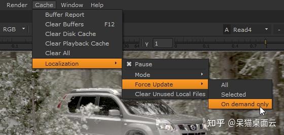 使用nuke合成之图片缓存处理方式二本地化文件以获得更好的性能