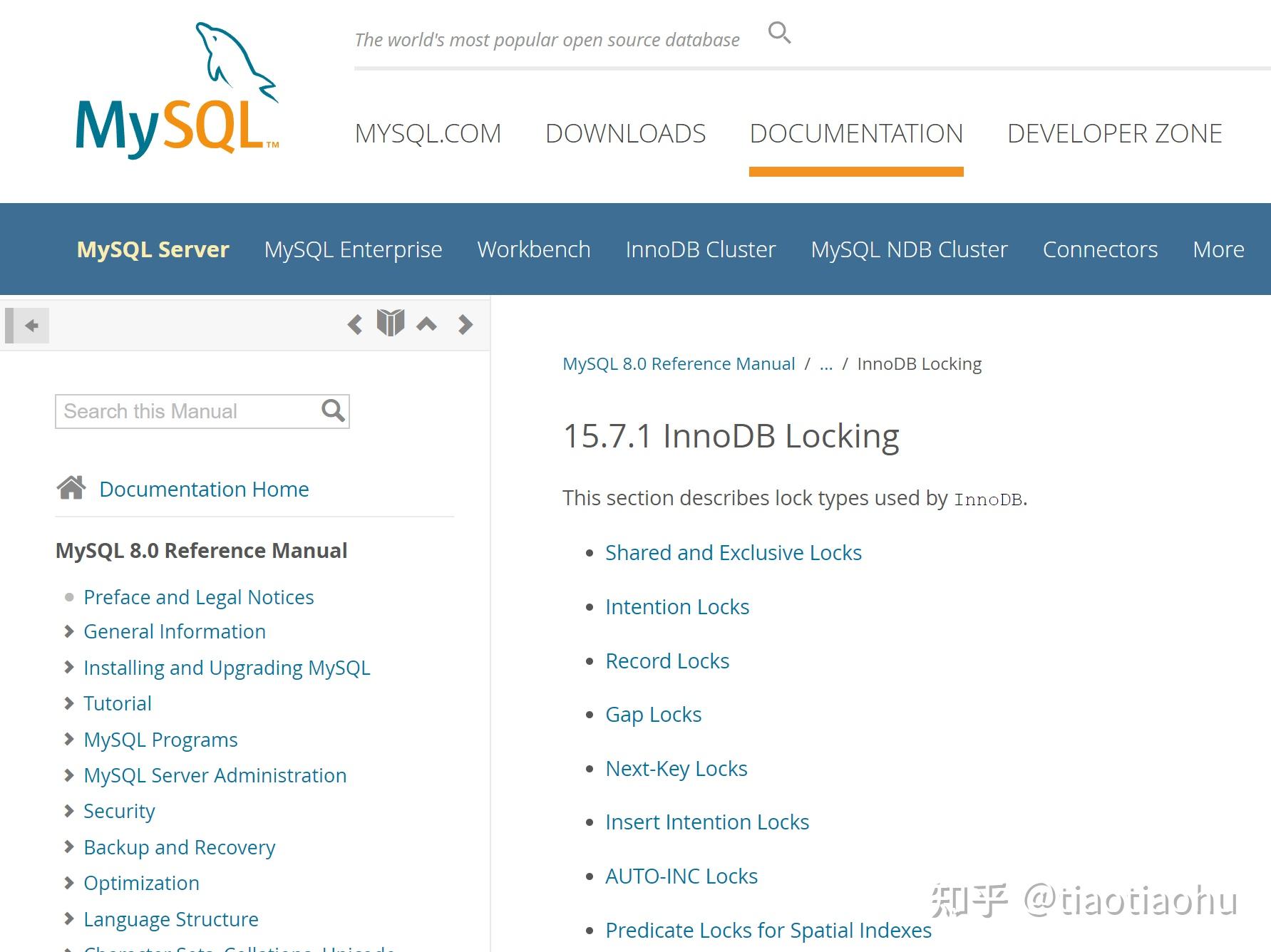 Mysql （1）对锁的基本认识 - 知乎