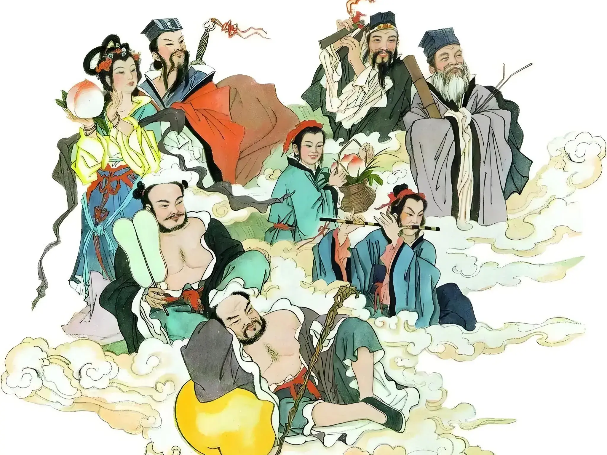 八仙实力排名：何仙姑第四，吕洞宾第三，谁是第一？ - 知乎
