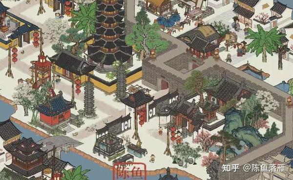 【江南百景图】松江府美观向布局 - 知乎