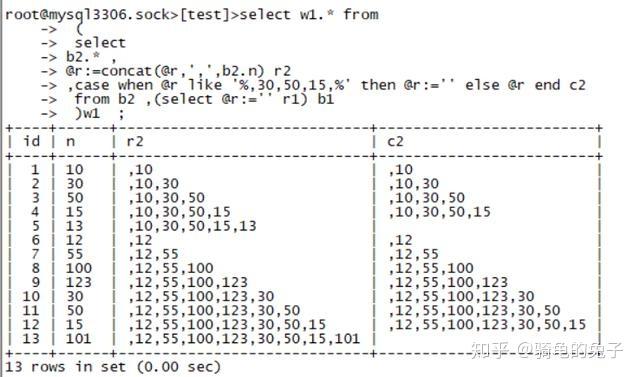 SQL优化大神带你写有趣的SQL(5) 自定义变量的应用（1） - 知乎