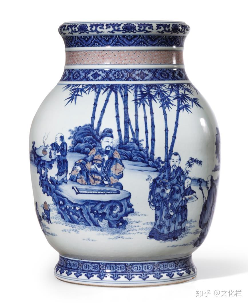 1711C30080】中国美術『池影清風』磁器画 磁板画 陶器 唐物 美品
