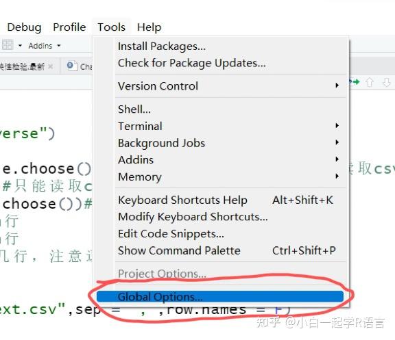 RStudio如何调整字体大小 - 知乎