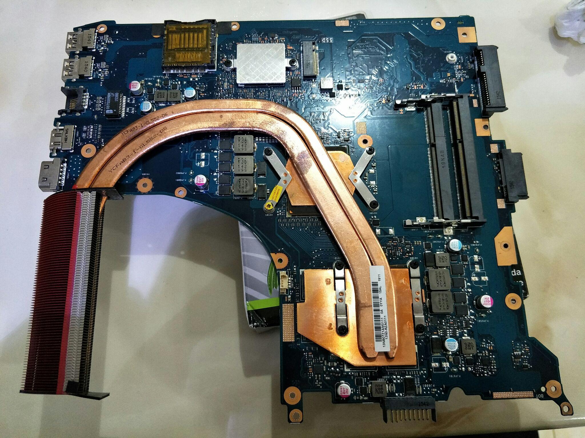 华硕zx50j拆机清灰记录