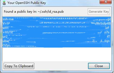 使用gitgui将本地项目推送到git