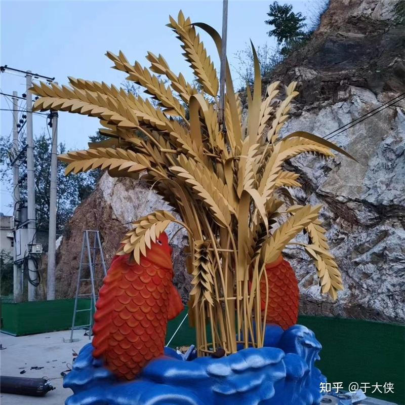 不锈钢稻穗雕塑 - 知乎
