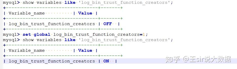 mysql 报错This function has none of DETERMINISTIC解决方案 - 知乎