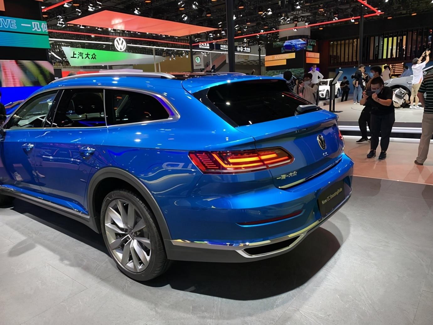 广州车展大众cc猎装版全国首展优雅好看我又心动了