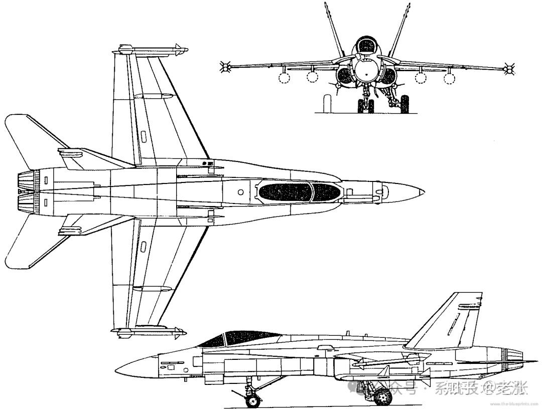 精美图集 f18战斗机系统组成及内部结构图介绍