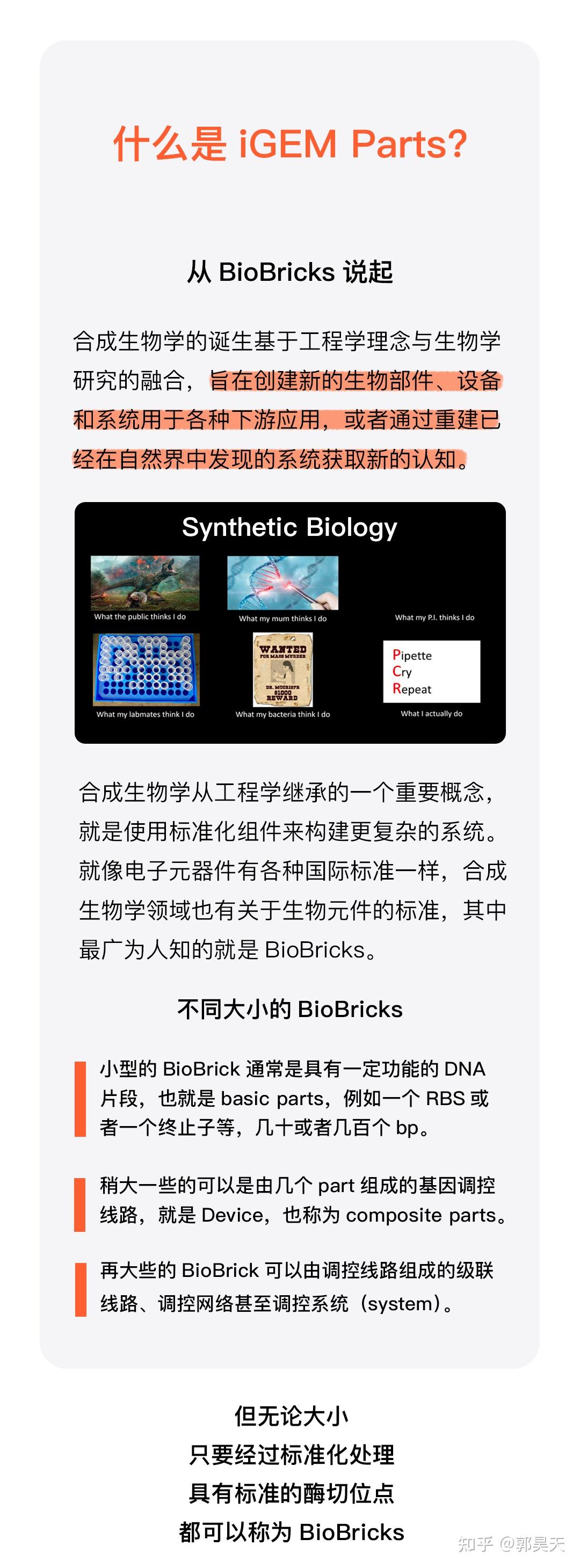 什么是iGEM Parts? 知乎