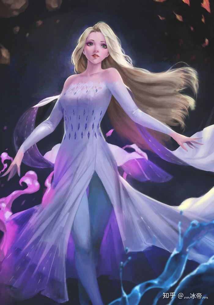 你们认为elsa艾莎女王最美的照片是哪一张