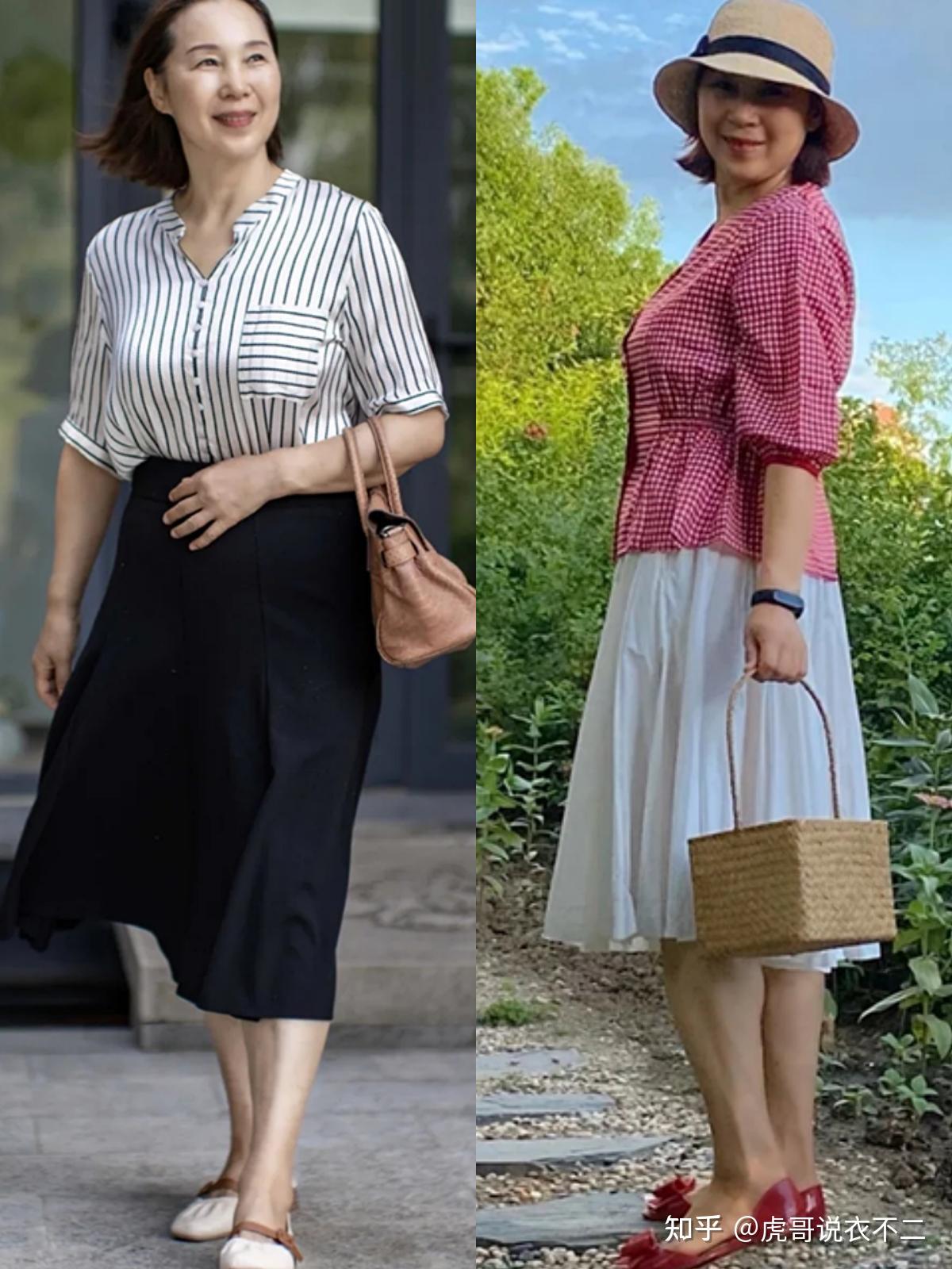 不少过了60岁的奶奶辈,在追求减龄时尚的穿衣风格时,很容易用力过猛