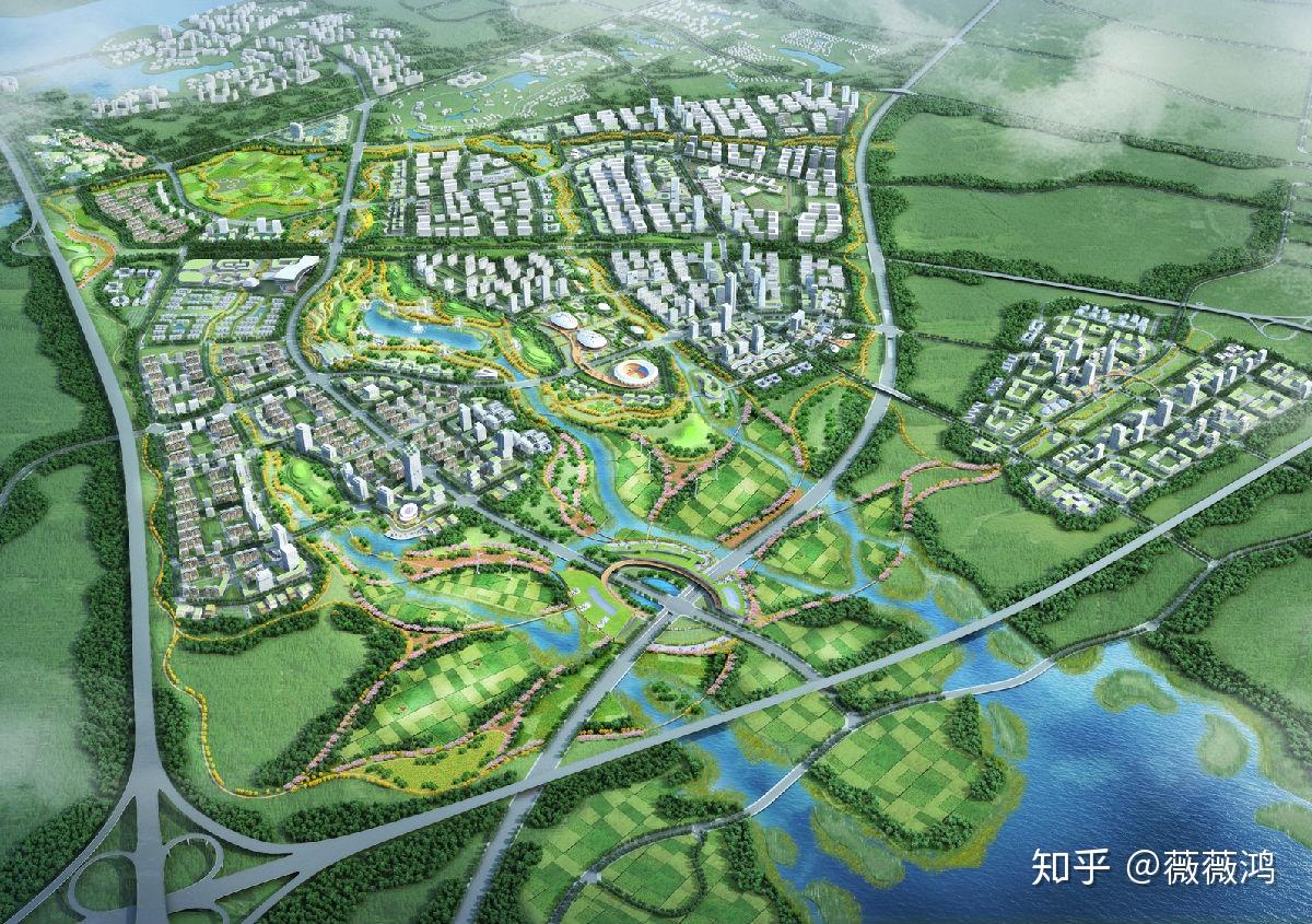 小精灵公园城市咸宁官埠生态新区核心区城市设计