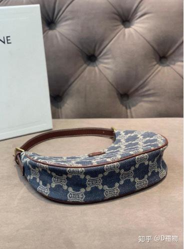 celine牛仔中古款腋下包