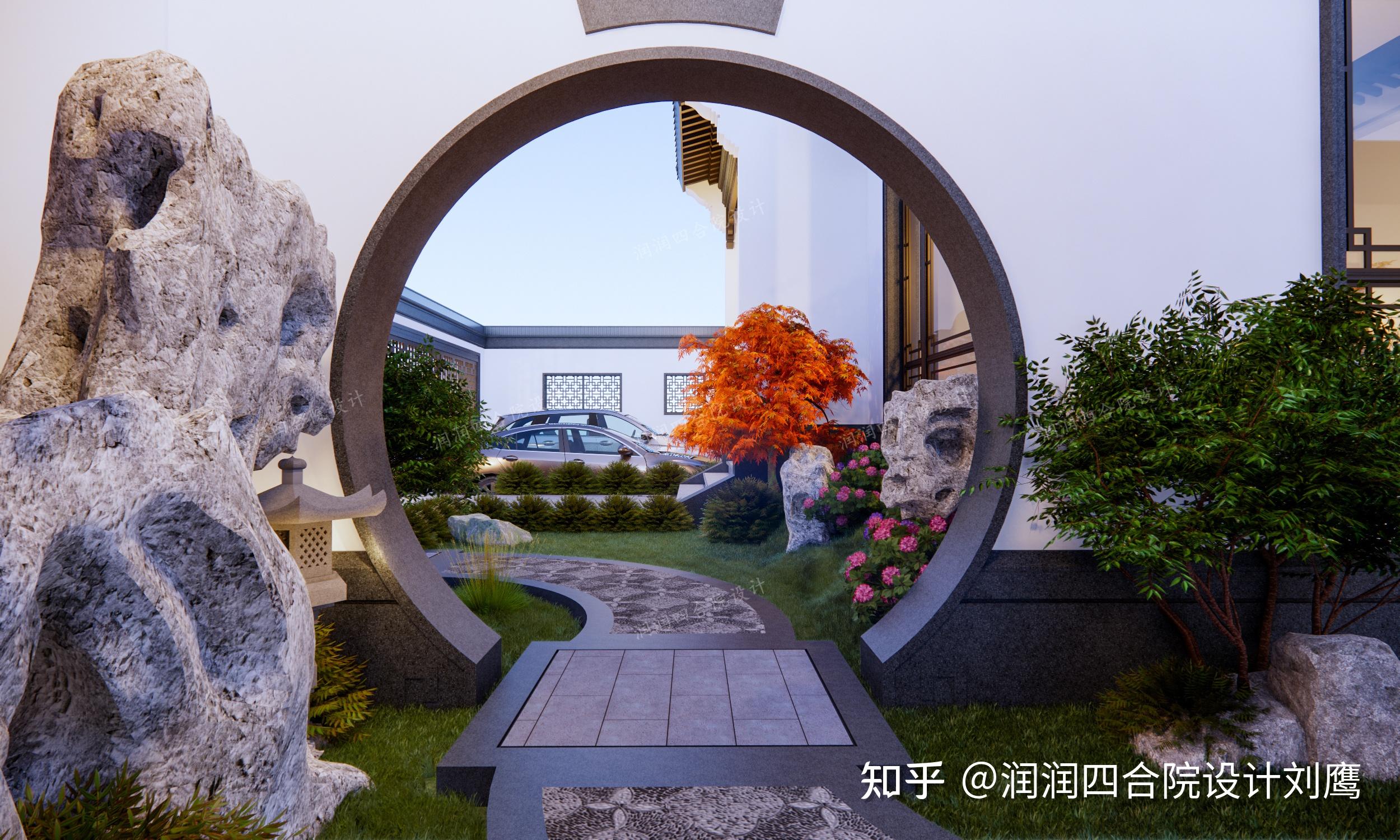 润润四合院设计刘鹰:两进苏式合院别墅18×32,庭院深深,意境悠然 - 知乎
