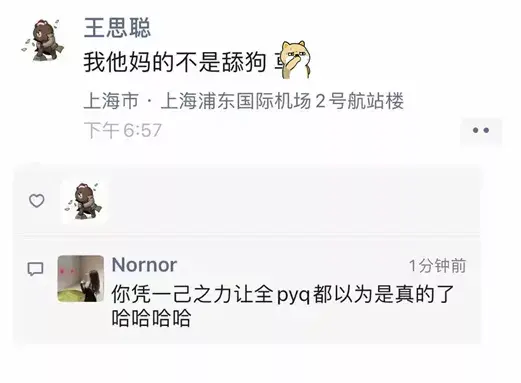 王思聪硬舔女网红被曝油腻聊天记录舔狗英语怎么说