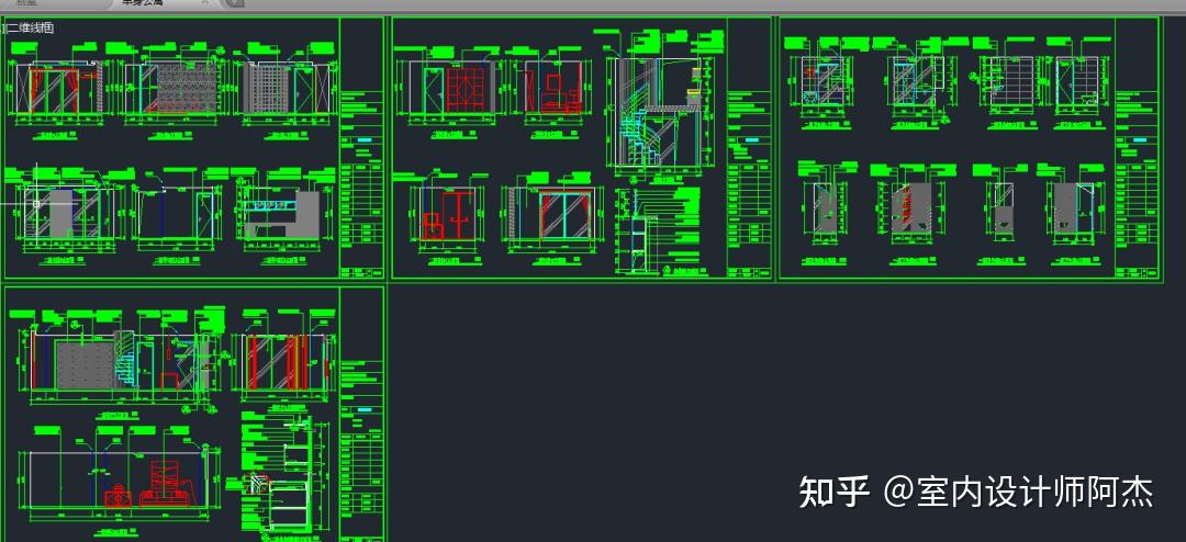 超全100套完整室内设计家装CAD施工图(附效果图) - 知乎