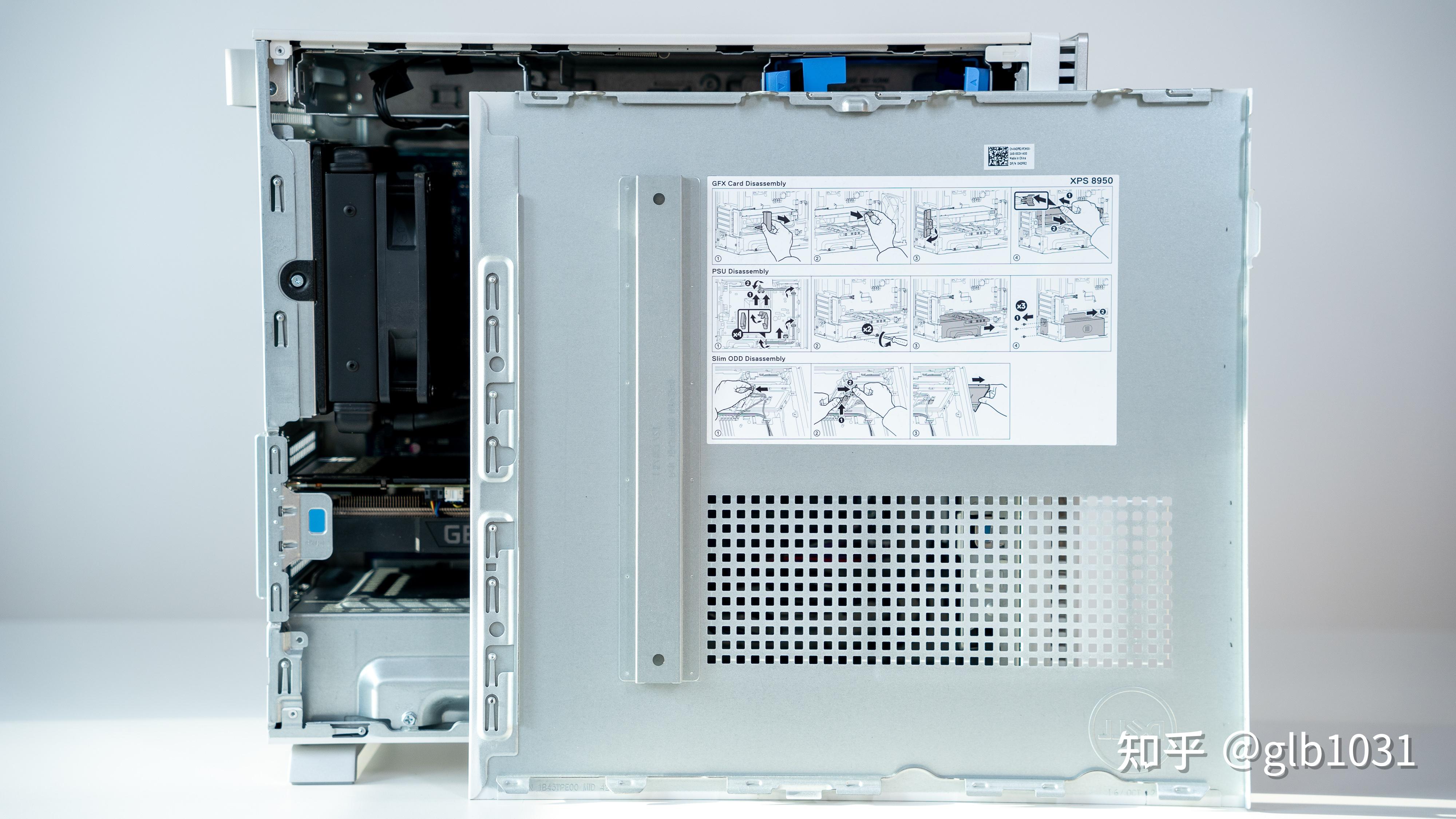 与熟悉的xps系列主机一样,这款dell xps 8950拆机并不复杂.